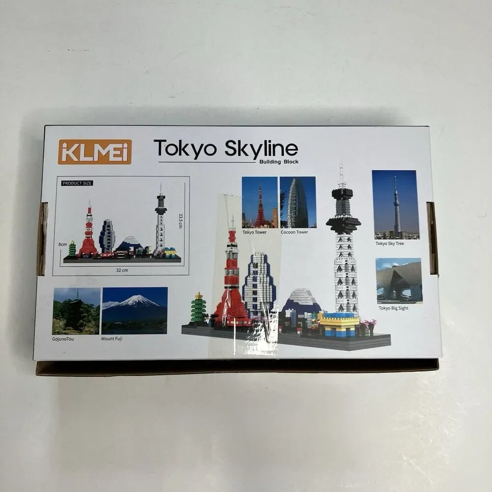 KLMEi Architecture Model Kits Tokyo Skylines Micro Blocks Set New In Box